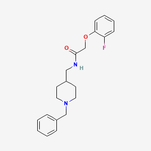 N-((1-benzylpiperidin-4-yl)methyl)-2-(2-fluorophenoxy)acetamide