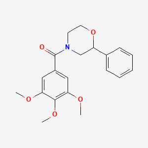 (2-Phenylmorpholino)(3,4,5-trimethoxyphenyl)methanone