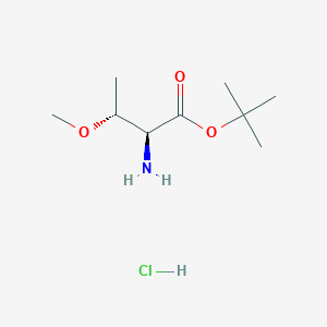molecular formula C9H20ClNO3 B2414872 Tert-butyl (2S,3R)-2-amino-3-methoxybutanoate;hydrochloride CAS No. 2375249-55-9
