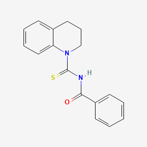 N-(1,2,3,4-tetrahydroquinoline-1-carbothioyl)benzamide