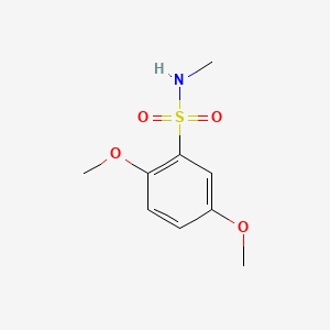 molecular formula C9H13NO4S B2414907 2,5-dimethoxy-N-methylbenzenesulfonamide CAS No. 693805-48-0