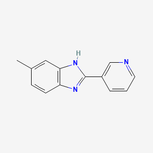 6-methyl-2-pyridin-3-yl-1H-benzimidazole