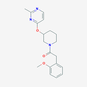 2-(2-Methoxyphenyl)-1-(3-((2-methylpyrimidin-4-yl)oxy)piperidin-1-yl)ethanone