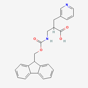 2-[(9H-Fluoren-9-ylmethoxycarbonylamino)methyl]-3-pyridin-3-ylpropanoic acid