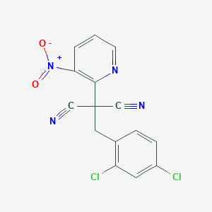 2-(2,4-Dichlorobenzyl)-2-(3-nitro-2-pyridinyl)malononitrile