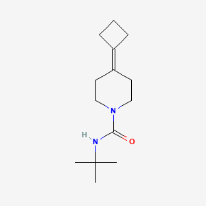 molecular formula C14H24N2O B2415059 N-Tert-butyl-4-cyclobutylidenepiperidine-1-carboxamide CAS No. 2310205-54-8