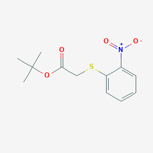 molecular formula C12H15NO4S B241506 Tert-butyl ({2-nitrophenyl}sulfanyl)acetate 