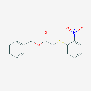 molecular formula C15H13NO4S B241507 Benzyl ({2-nitrophenyl}sulfanyl)acetate 