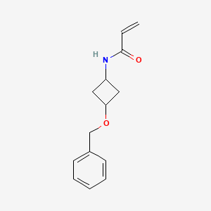 N-(3-Phenylmethoxycyclobutyl)prop-2-enamide