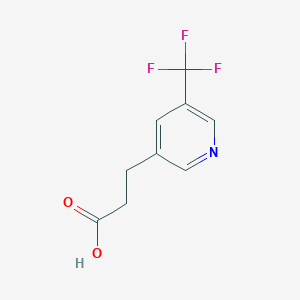 3-[5-(Trifluoromethyl)pyridin-3-yl]propanoic acid