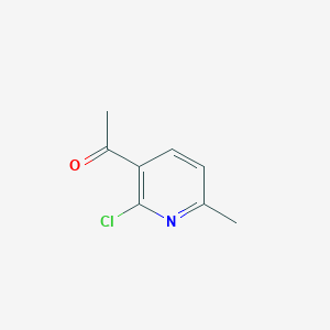 molecular formula C8H8ClNO B2415117 1-(2-Chloro-6-methylpyridin-3-YL)ethanone CAS No. 49667-29-0