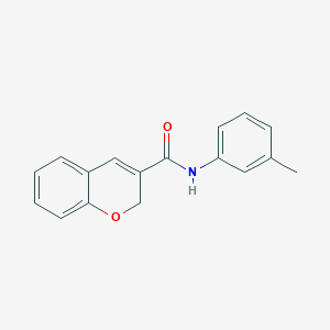 molecular formula C17H15NO2 B2415136 N-(3-methylphenyl)-2H-chromene-3-carboxamide CAS No. 887348-93-8