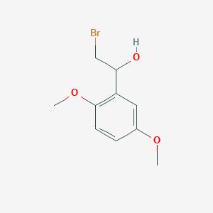 molecular formula C10H13BrO3 B2415158 2-Bromo-1-(2,5-dimethoxyphenyl)ethan-1-ol CAS No. 1549327-88-9