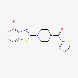 (4-(4-Fluorobenzo[d]thiazol-2-yl)piperazin-1-yl)(thiophen-2-yl)methanone