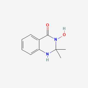 molecular formula C10H12N2O2 B2415175 3-羟基-2,2-二甲基-1H-喹唑啉-4-酮 CAS No. 112484-56-7