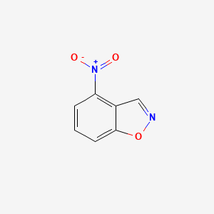 molecular formula C7H4N2O3 B2415190 4-Nitrobenzo[d]isoxazole CAS No. 1823353-28-1