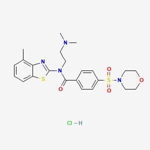 N-(2-(dimethylamino)ethyl)-N-(4-methylbenzo[d]thiazol-2-yl)-4-(morpholinosulfonyl)benzamide hydrochloride