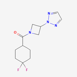 (4,4-Difluorocyclohexyl)-[3-(triazol-2-yl)azetidin-1-yl]methanone