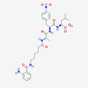 molecular formula C31H42N6O8 B2415226 2Abz-Acp-Ala-Phe(4-NO2)-Leu CAS No. 815580-33-7