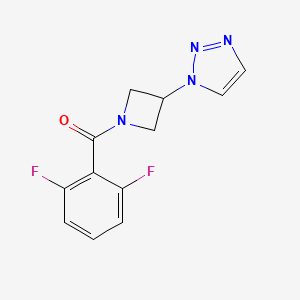 (3-(1H-1,2,3-triazol-1-yl)azetidin-1-yl)(2,6-difluorophenyl)methanone