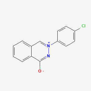 3-(4-Chlorophenyl)phthalazin-3-ium-1-olate