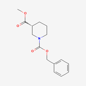 molecular formula C15H19NO4 B2415272 (R)-1-CBZ哌啶-3-甲酸甲酯 CAS No. 1234576-85-2