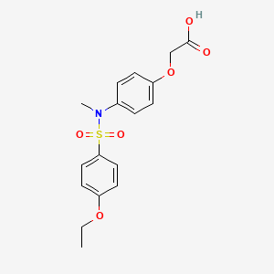 2-[4-(N-methyl4-ethoxybenzenesulfonamido)phenoxy]acetic acid