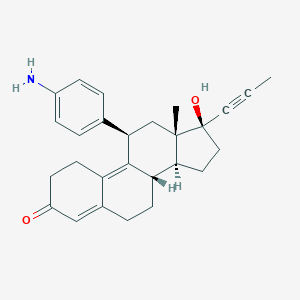 molecular formula C27H31NO2 B024153 N,N-二去甲米非司酮 CAS No. 104004-92-4