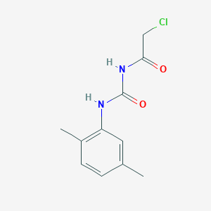molecular formula C11H13ClN2O2 B2415314 2-Chloro-N-((2,5-dimethylphenyl)carbamoyl)acetamide CAS No. 944939-06-4