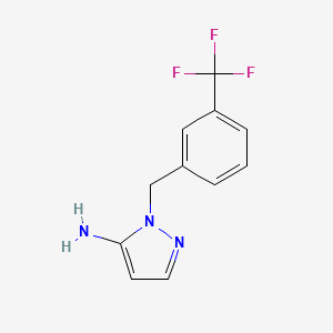 1-[3-(Trifluoromethyl)benzyl-1H-pyrazol-5-amine