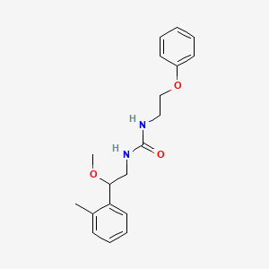 1-(2-Methoxy-2-(o-tolyl)ethyl)-3-(2-phenoxyethyl)urea