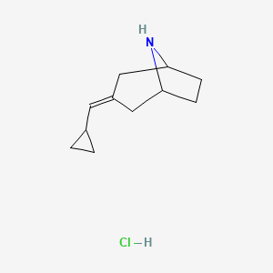 3-(Cyclopropylmethylidene)-8-azabicyclo[3.2.1]octane hydrochloride