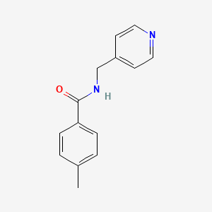 molecular formula C14H14N2O B2415481 4-メチル-N-(ピリジン-4-イルメチル)ベンザミド CAS No. 63824-98-6