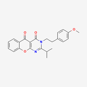 2-isopropyl-3-(4-methoxyphenethyl)-3H-chromeno[2,3-d]pyrimidine-4,5-dione