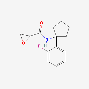 N-[1-(2-Fluorophenyl)cyclopentyl]oxirane-2-carboxamide