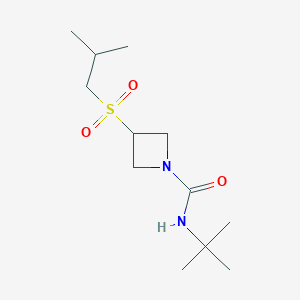 B2415506 N-(tert-butyl)-3-(isobutylsulfonyl)azetidine-1-carboxamide CAS No. 1797692-79-5