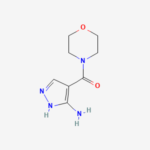 4-(morpholine-4-carbonyl)-1H-pyrazol-5-amine