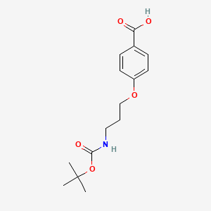 4-(3-(Tert-butoxycarbonylamino)propoxy)benzoic acid