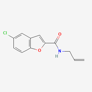 5-chloro-N-prop-2-enyl-1-benzofuran-2-carboxamide