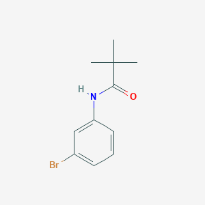 molecular formula C11H14BrNO B2415595 N-(3-bromophenyl)-2,2-dimethylpropanamide CAS No. 195389-97-0