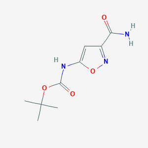 tert-butyl N-(3-carbamoyl-1,2-oxazol-5-yl)carbamate