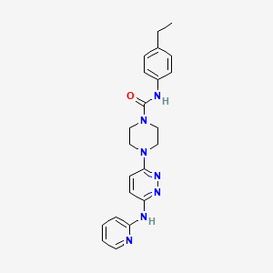 N-(4-ethylphenyl)-4-(6-(pyridin-2-ylamino)pyridazin-3-yl)piperazine-1-carboxamide