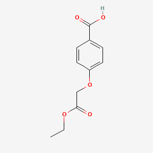 molecular formula C11H12O5 B2415681 4-(2-Ethoxy-2-oxoethoxy)benzoic acid CAS No. 30041-96-4