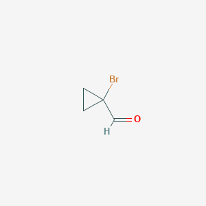 molecular formula C4H5BrO B2415690 1-Bromocyclopropane-1-carbaldehyde CAS No. 1629474-42-5