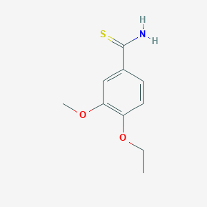 molecular formula C10H13NO2S B2415695 4-Ethoxy-3-methoxybenzene-1-carbothioamide CAS No. 60758-96-5