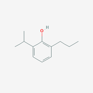 molecular formula C12H18O B024158 2-异丙基-6-丙基苯酚 CAS No. 74663-48-2