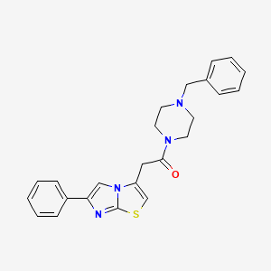 1-(4-Benzylpiperazin-1-yl)-2-(6-phenylimidazo[2,1-b]thiazol-3-yl)ethanone