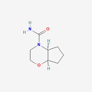 (4As,7aR)-3,4a,5,6,7,7a-hexahydro-2H-cyclopenta[b][1,4]oxazine-4-carboxamide