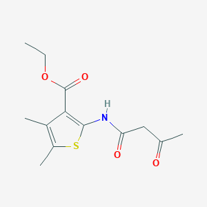 Ethyl 4,5-dimethyl-2-(3-oxobutanoylamino)thiophene-3-carboxylate