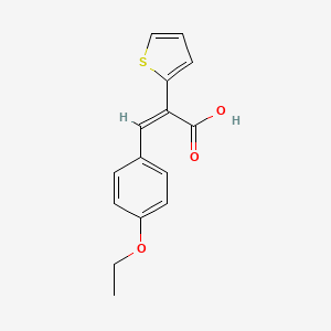 (E)-3-(4-ethoxyphenyl)-2-thiophen-2-ylprop-2-enoic acid